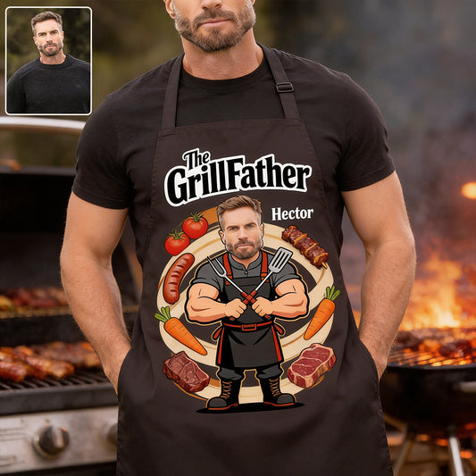 The Grillfather - Personalized Father Apron