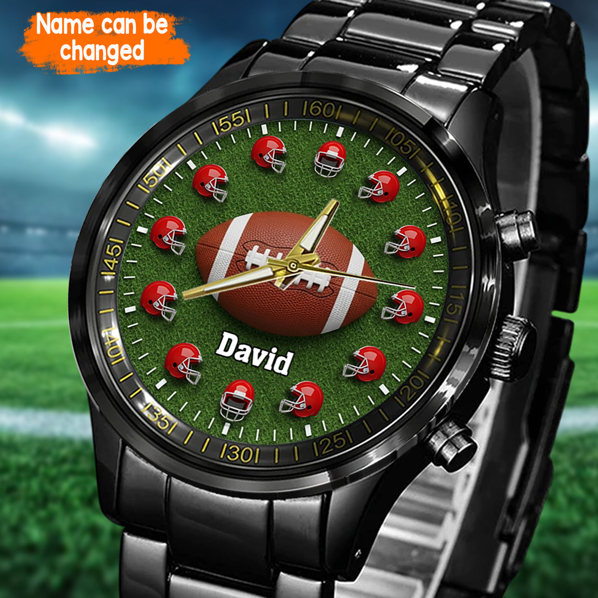 Love Football - Personalized Football Hand Watch