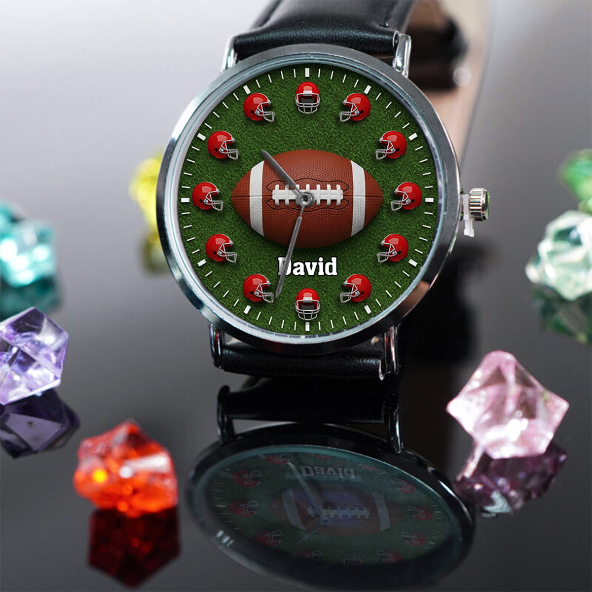 Love Football - Personalized Football Hand Watch