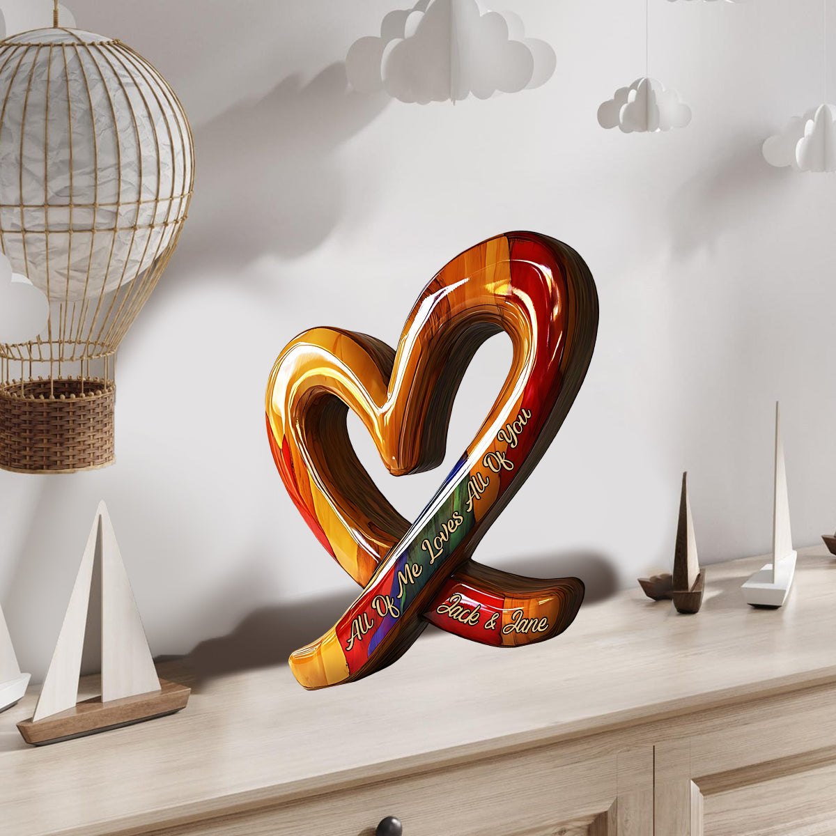 You And Me We Got This - Personalized Couple Custom Shaped Wood Plaque