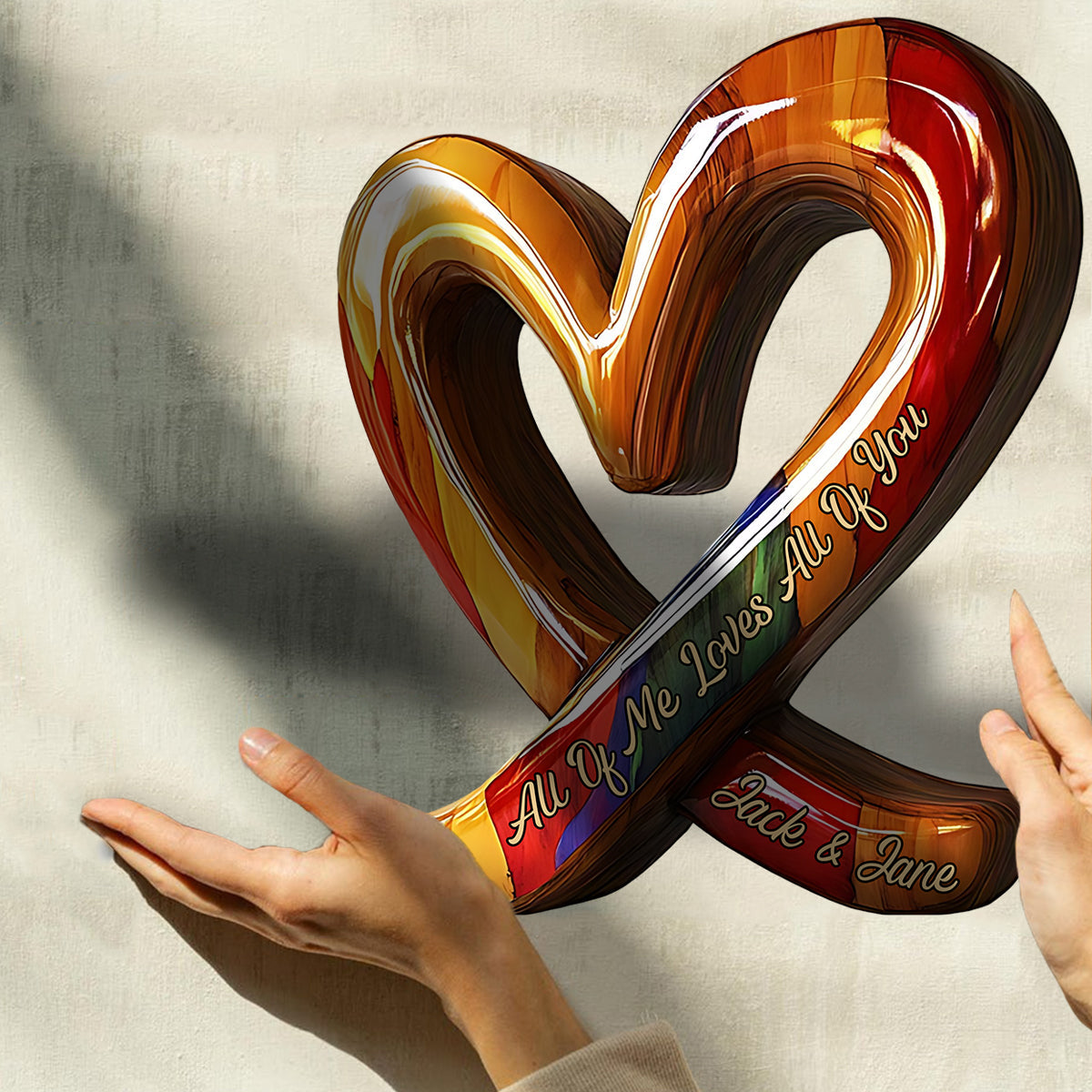 You And Me We Got This - Personalized Couple Custom Shaped Wood Plaque