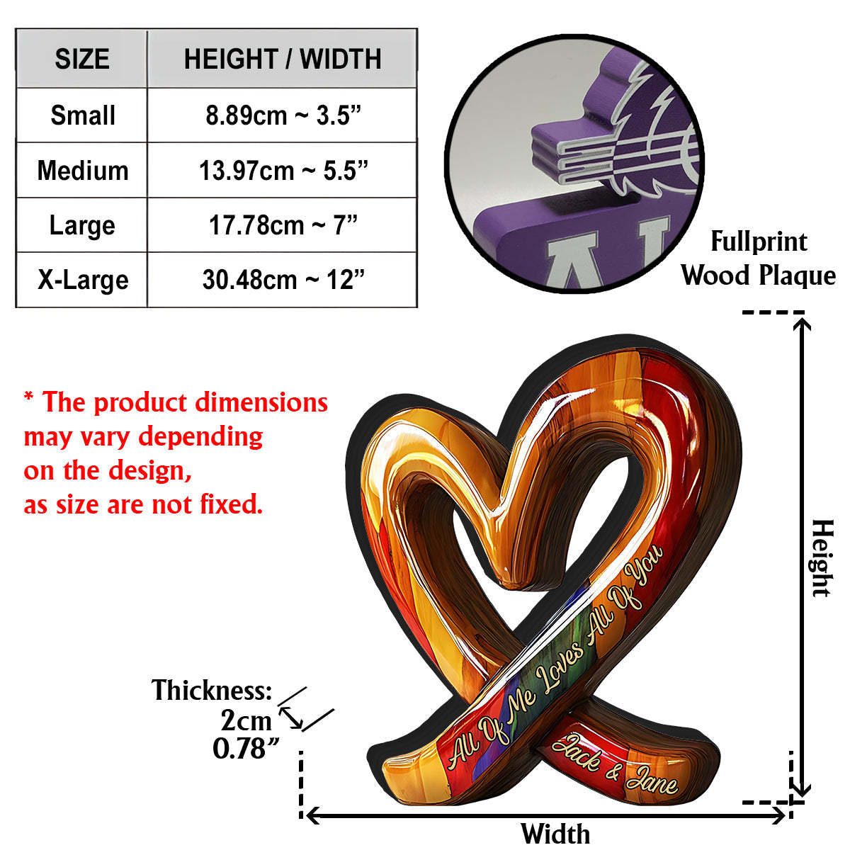 You And Me We Got This - Personalized Couple Custom Shaped Wood Plaque