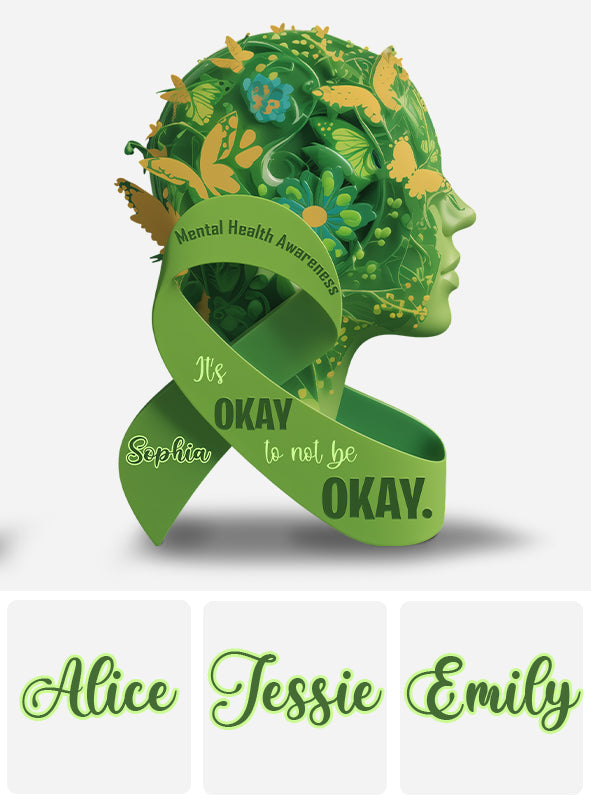 Invest In Your Mental Health - Personalized Mental Health Awareness Custom Shaped Acrylic Plaque