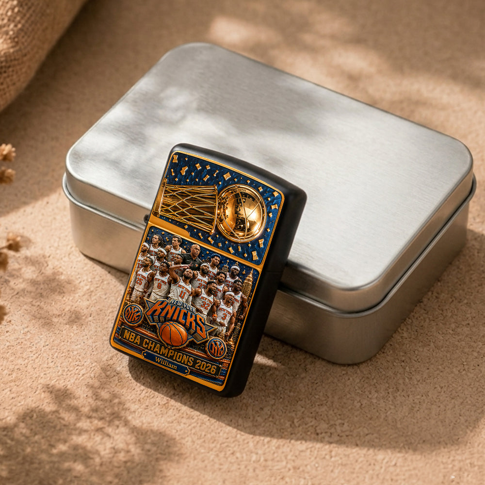 New York Basketball Champions - Personalized Trending Lighter