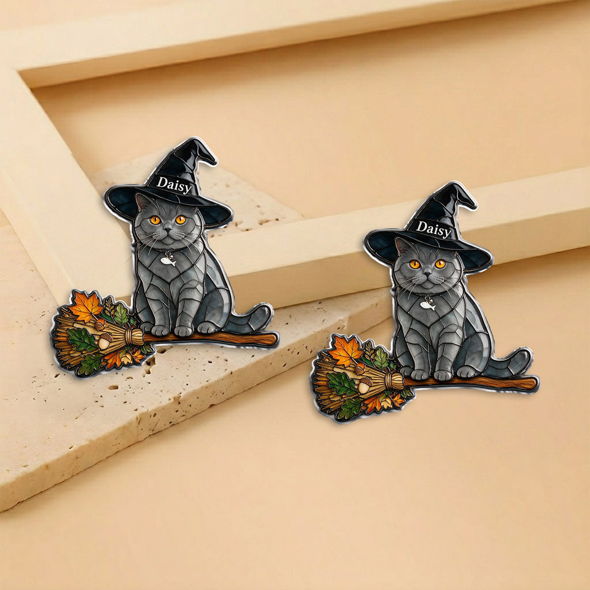 Halloween Vibes - Personalized Dog 3D Embossed Enamel Pin