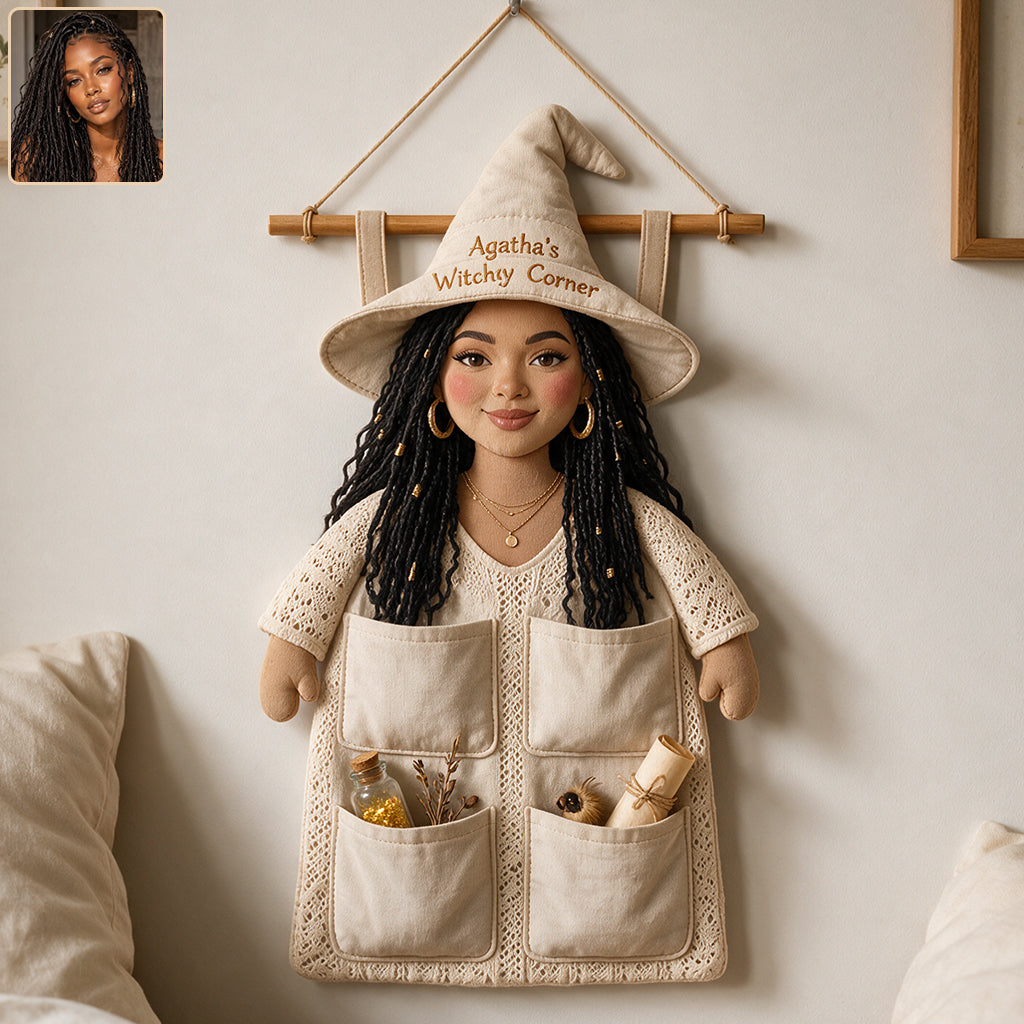 Pockets Of Magic - Personalized Witch Hanging Organizer