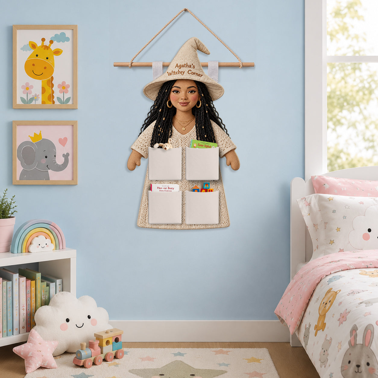 Pockets Of Magic - Personalized Witch Hanging Organizer