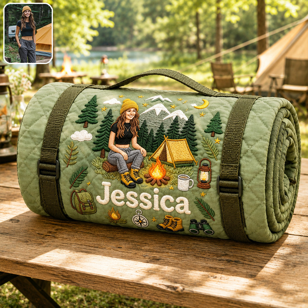 Camp Life - Personalized Camping Nap Mat