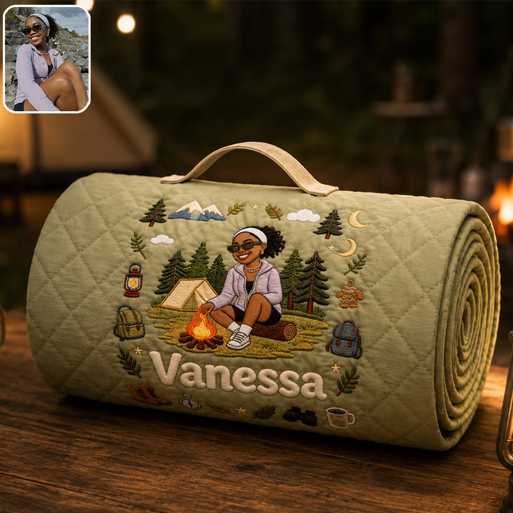 Camp Life - Personalized Camping Nap Mat