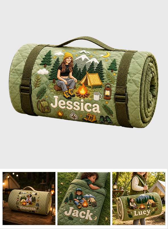 Camp Life - Personalized Camping Nap Mat
