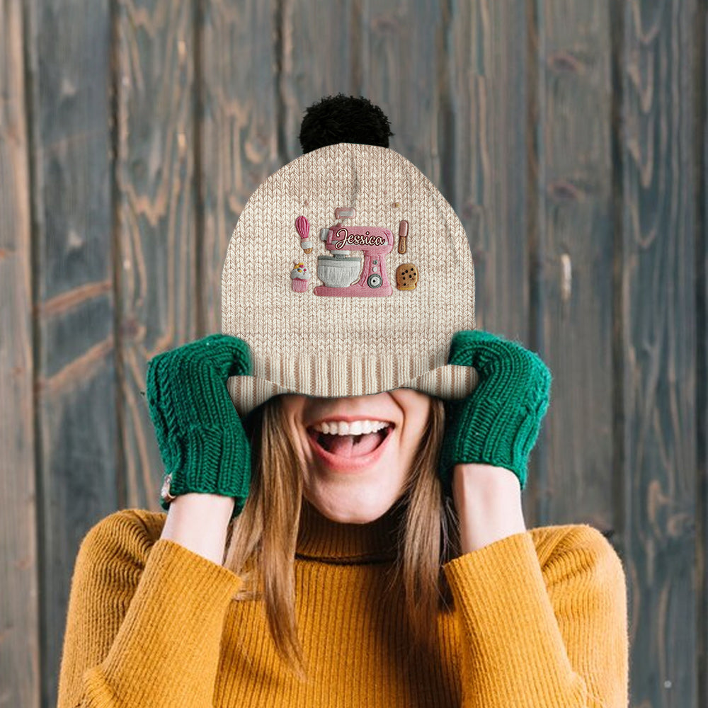 Baking Is My Love - Personalized Baking Beanie Hat
