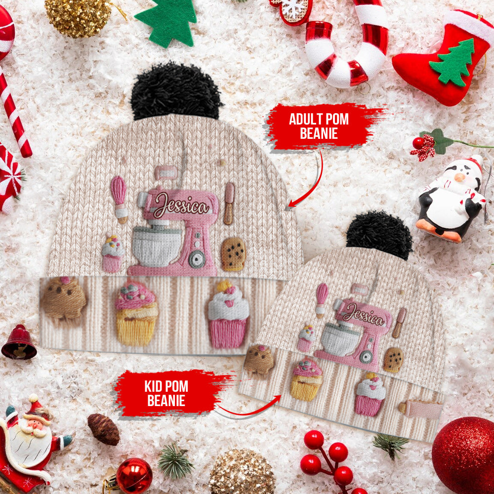 Baking Is My Love - Personalized Baking Beanie Hat
