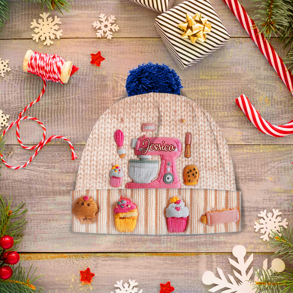 Baking Is My Love - Personalized Baking Beanie Hat