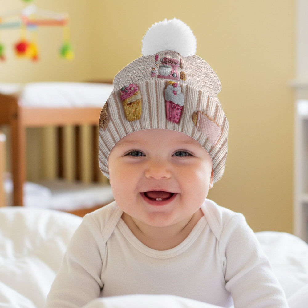 Baking Is My Love - Personalized Baking Beanie Hat