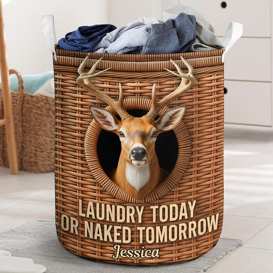 Laundry Today - Personalized Hunting Storage Basket