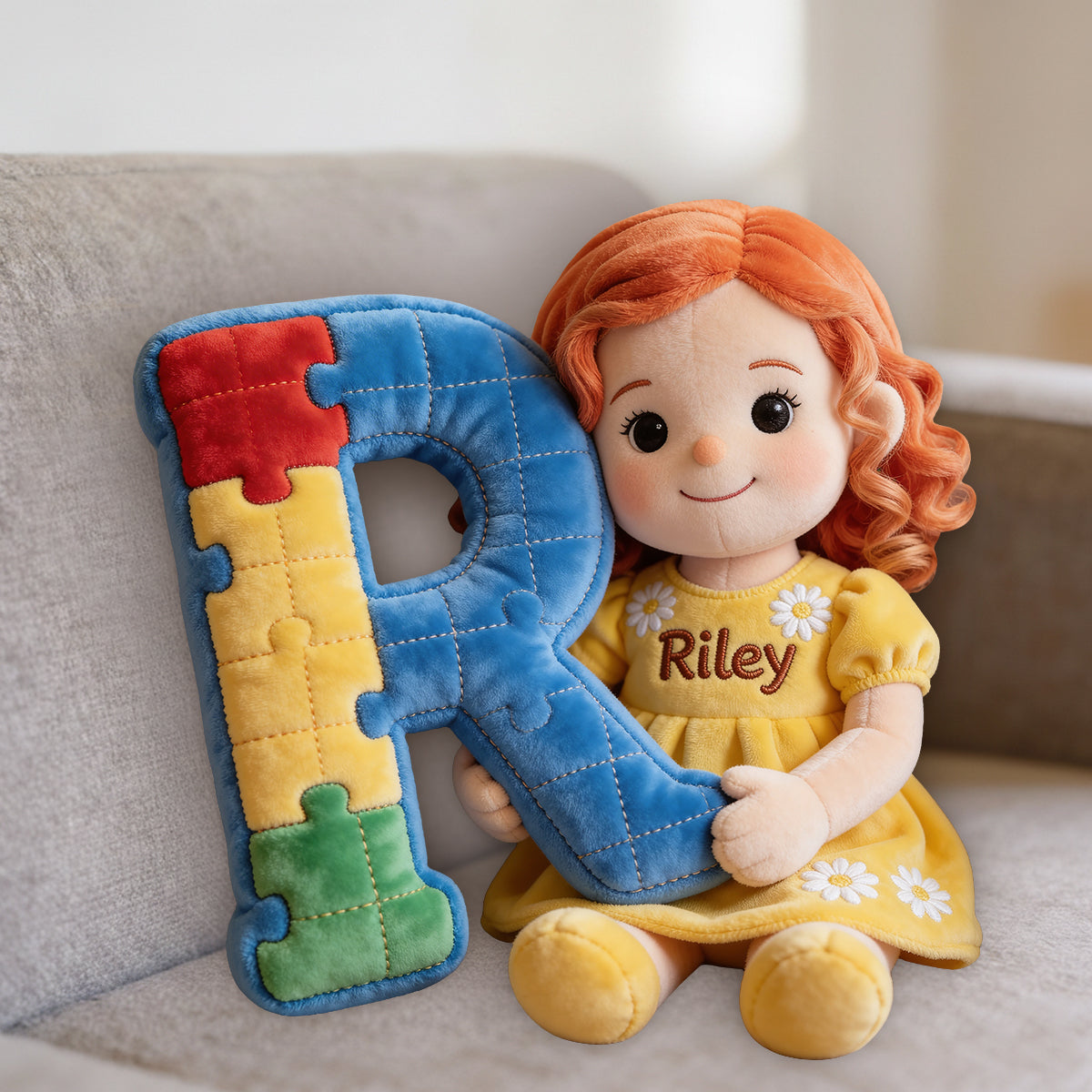 Custom Any Photo - Everyone Communicates Differently - Personalized Autism Awareness Premium Faux Fur Pillow