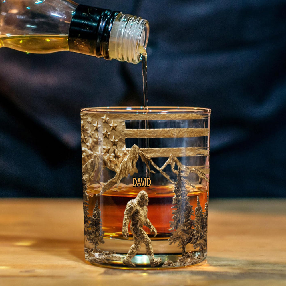 Sasquatch - Personalized Whisky Whiskey Decanter Set