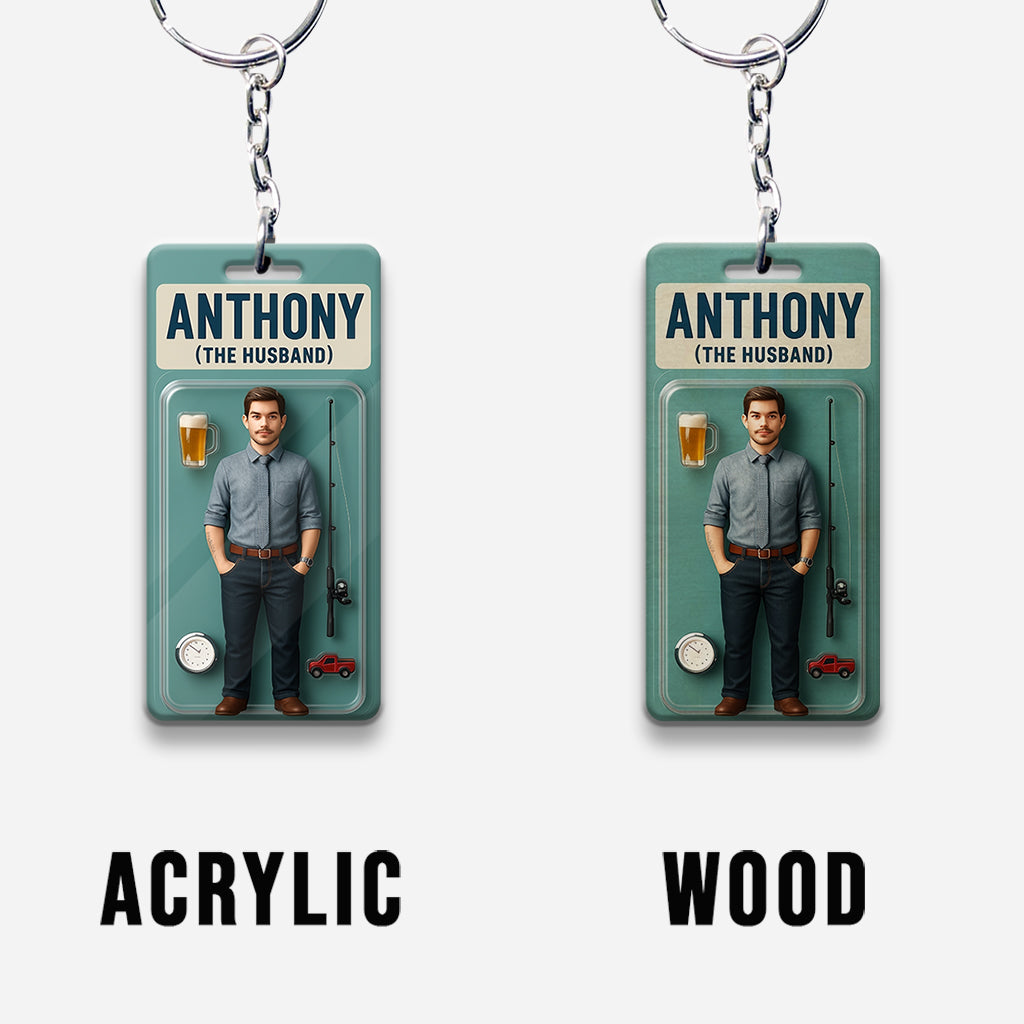 Custom Figure From Photo - Personalized Couple Keychain