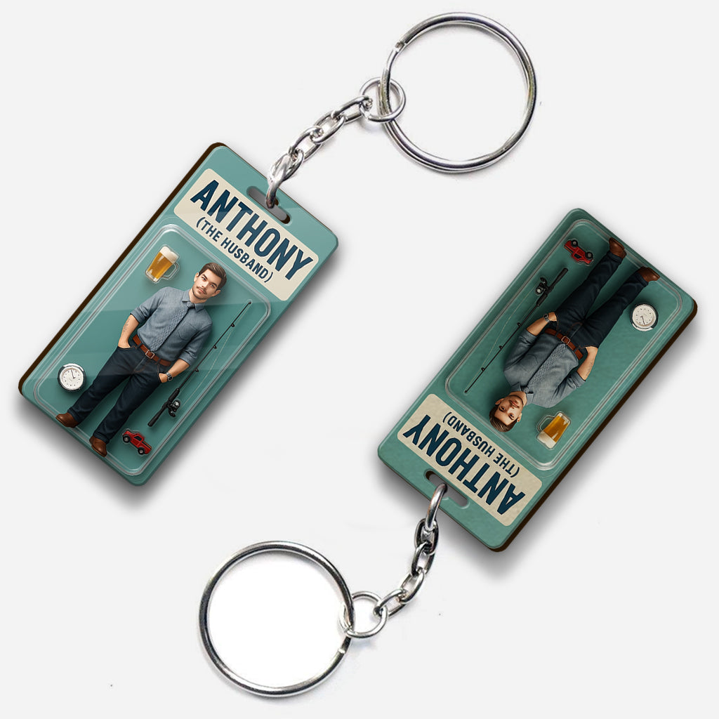 Custom Figure From Photo - Personalized Couple Keychain