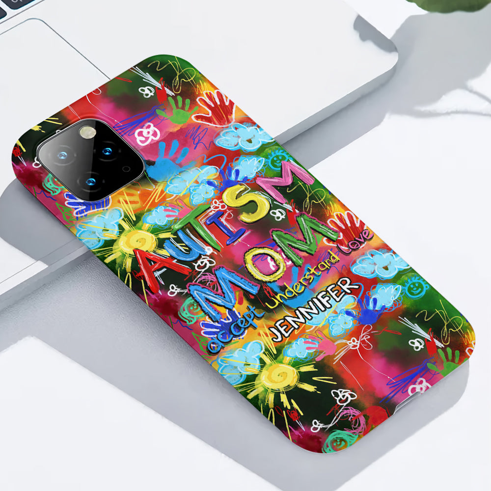 Autism Mom - Personalized Autism Awareness Full Print Phone Case