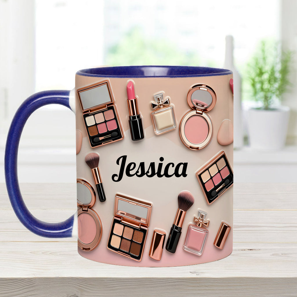 Makeup Artist - Personalized Makeup Accent Mug & Coaster