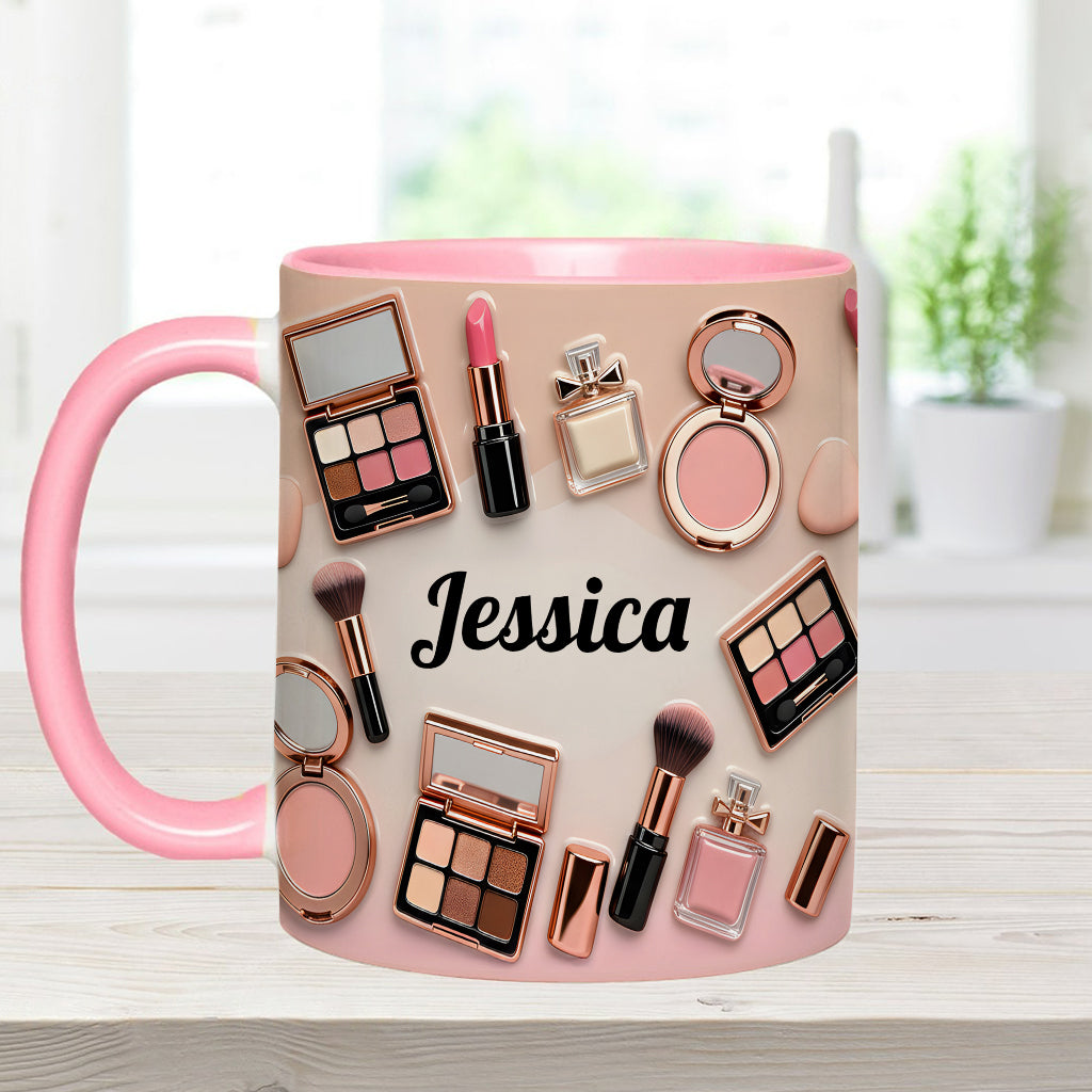 Makeup Artist - Personalized Makeup Accent Mug & Coaster