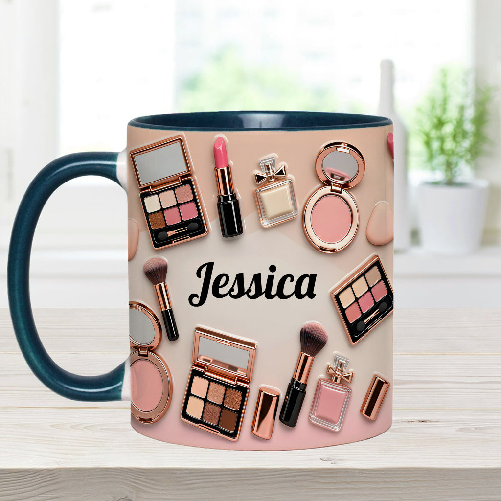 Makeup Artist - Personalized Makeup Accent Mug & Coaster