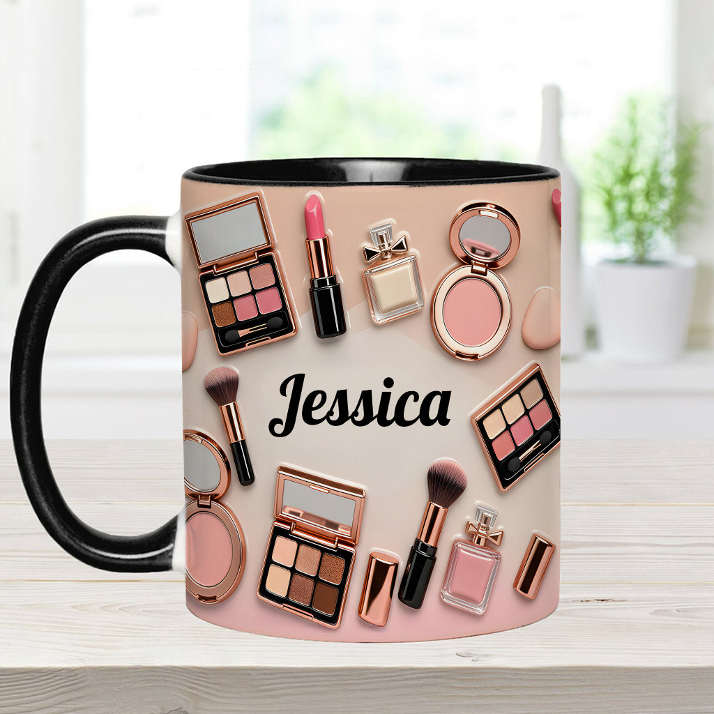Makeup Artist - Personalized Makeup Accent Mug & Coaster