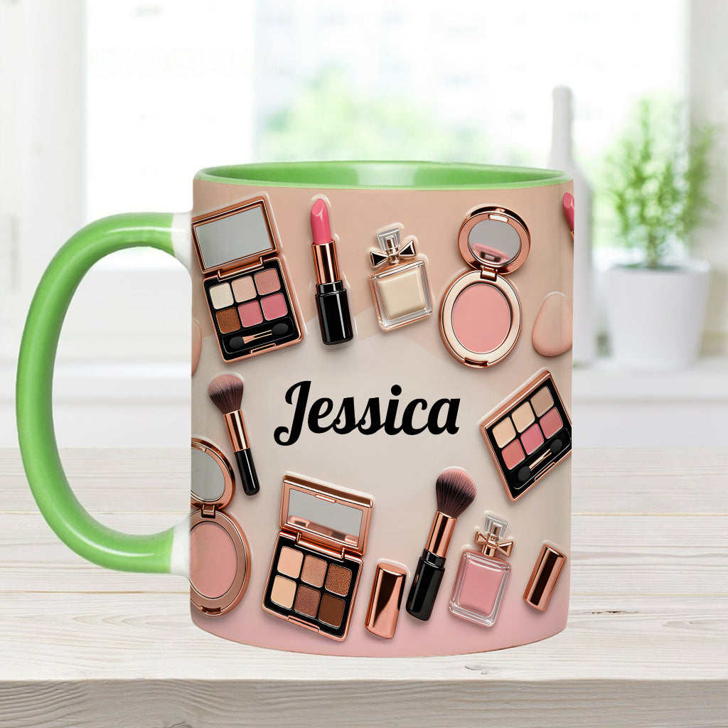 Makeup Artist - Personalized Makeup Accent Mug & Coaster