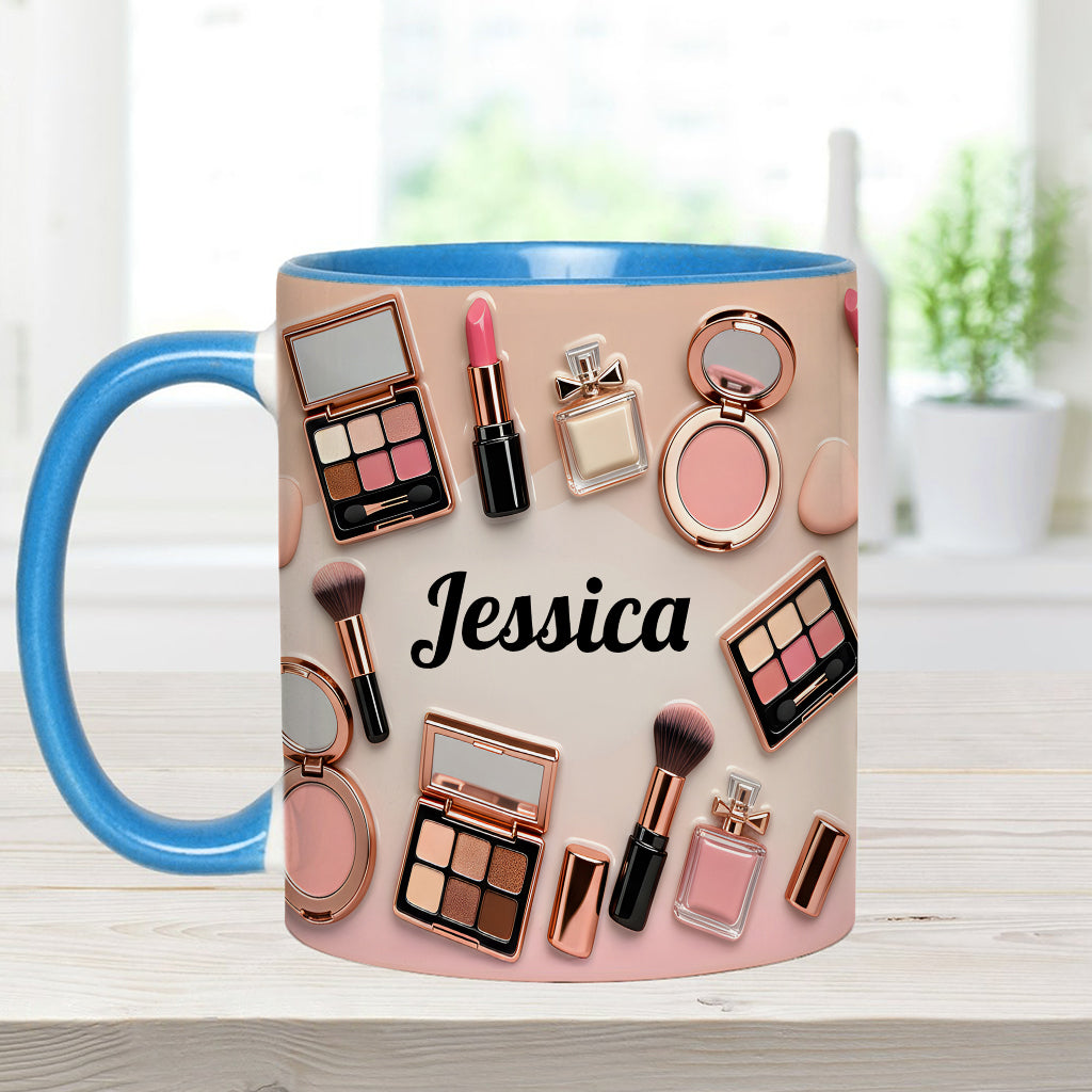 Makeup Artist - Personalized Makeup Accent Mug & Coaster
