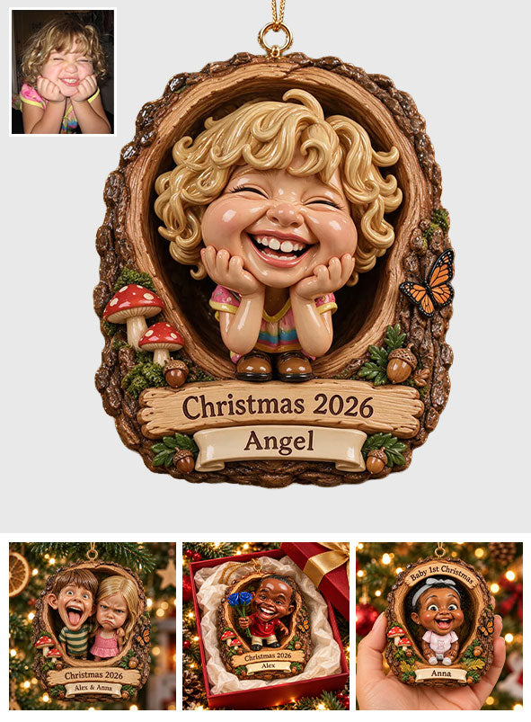 Christmas Gift Idea, Gift for Kids, Christmas Decor - Personalized Kid Premium 3D Ornament