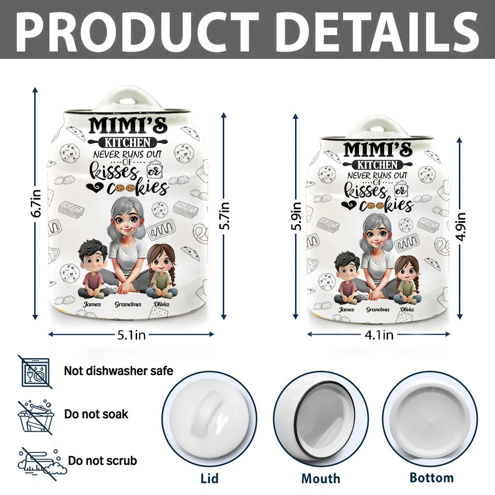 Mimi's Kitchen - Personalized Grandma Cookie Jar