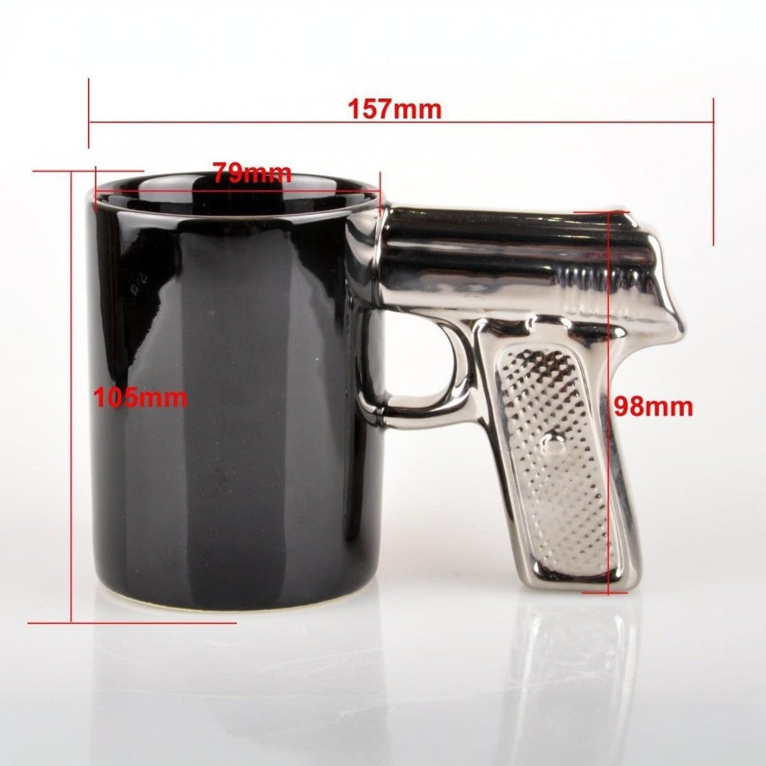 Pistol Ceramic Coffee Cup
