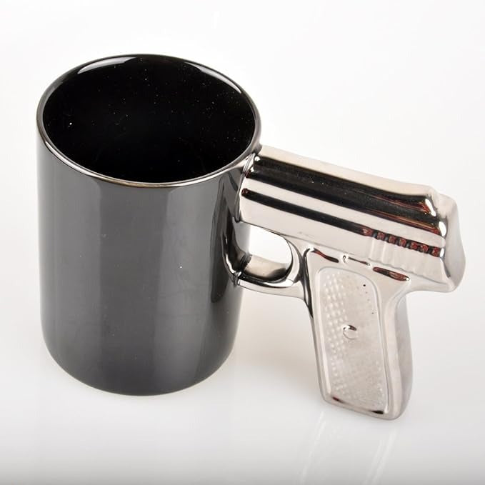 Pistol Ceramic Coffee Cup