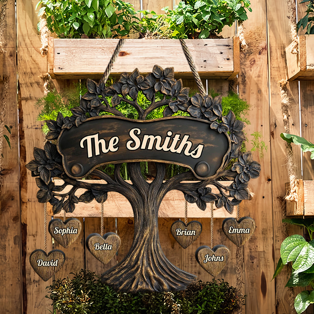 Family Tree - Personalized Family Pallet Wood Sign
