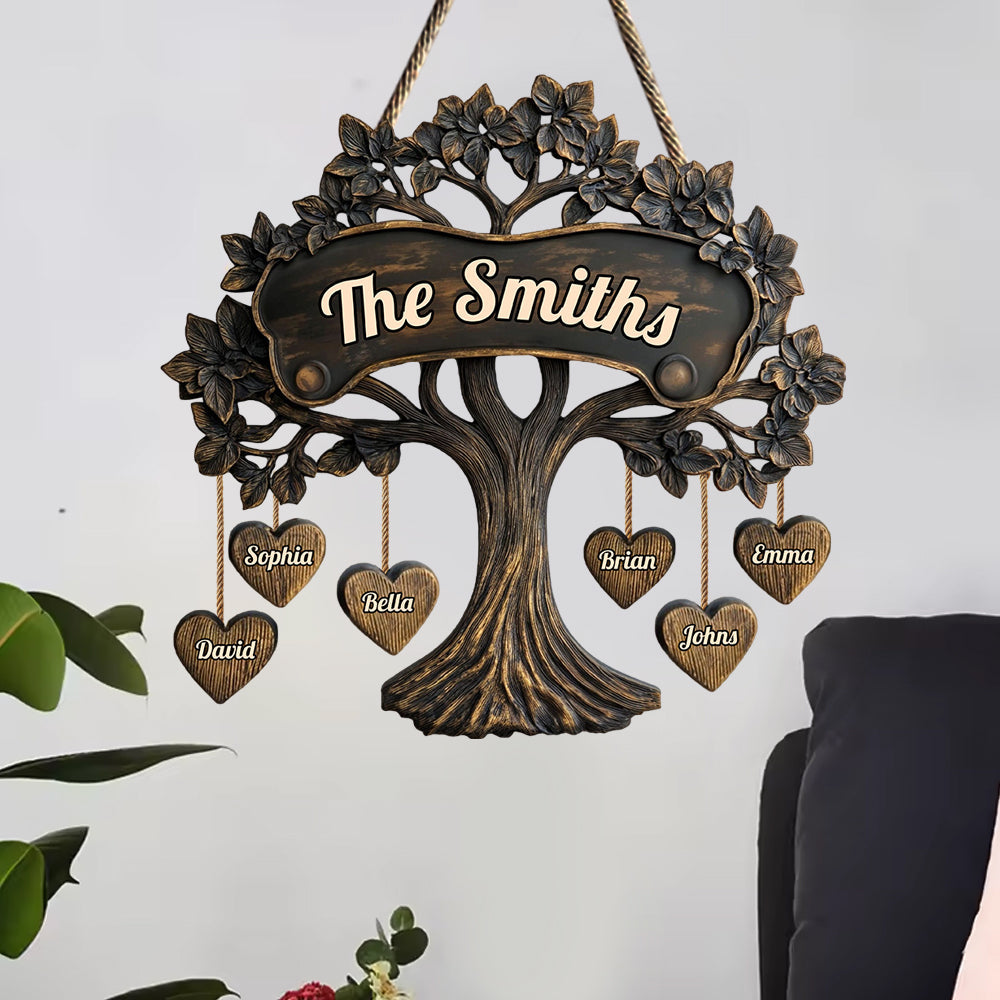 Family Tree - Personalized Family Pallet Wood Sign