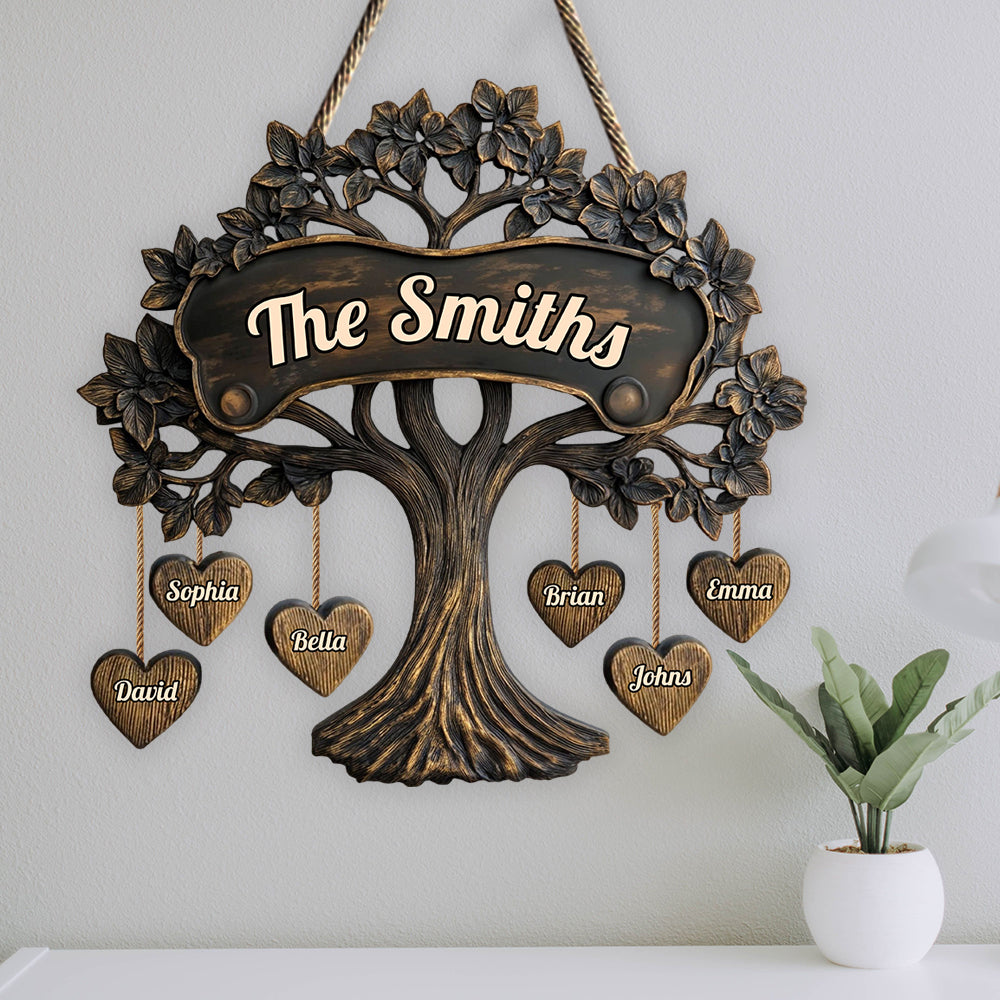 Family Tree - Personalized Family Pallet Wood Sign