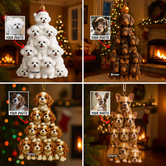 Christmas Dog - Personalized Dog Ornament