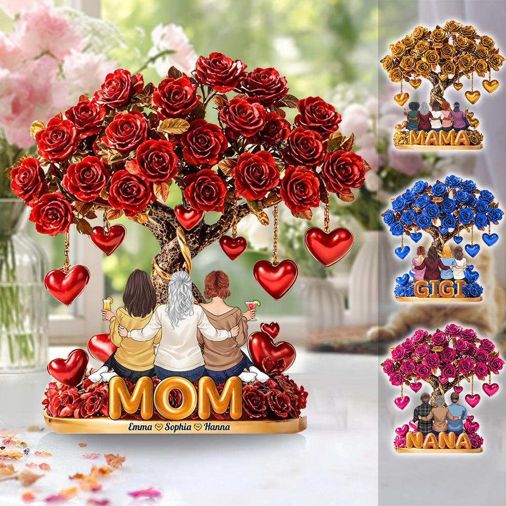 Best Mom Ever - Personalized Mother Custom Shaped Acrylic Plaque