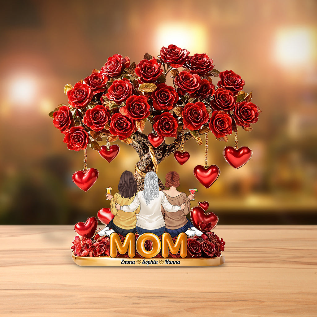 Best Mom Ever - Personalized Mother Custom Shaped Acrylic Plaque