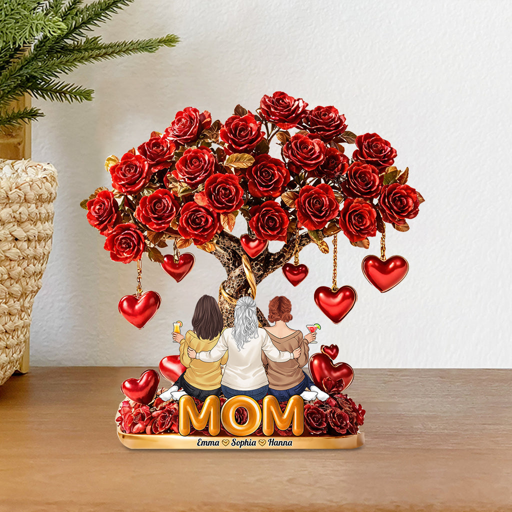 Best Mom Ever - Personalized Mother Custom Shaped Acrylic Plaque