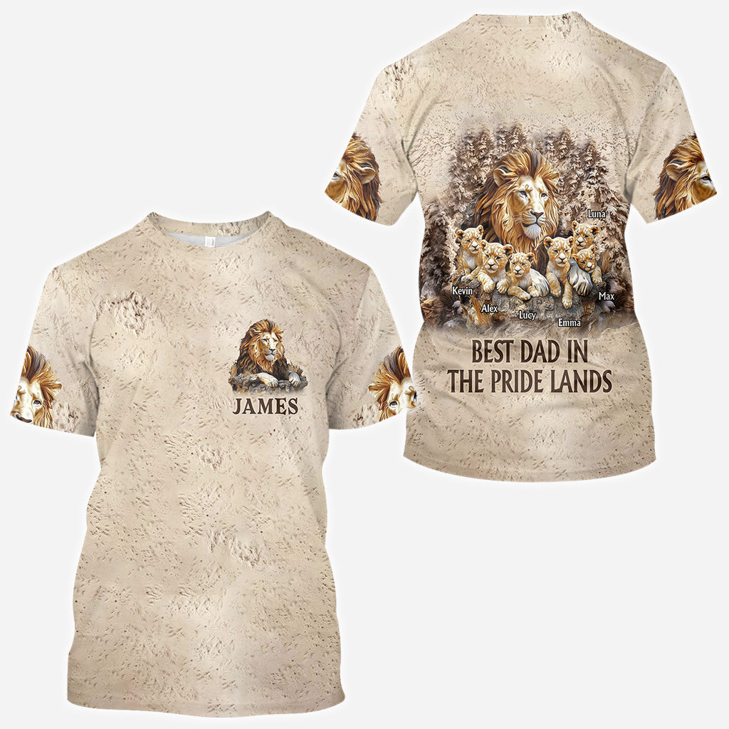 Strong Papa - Personalized Father All Over Shirt