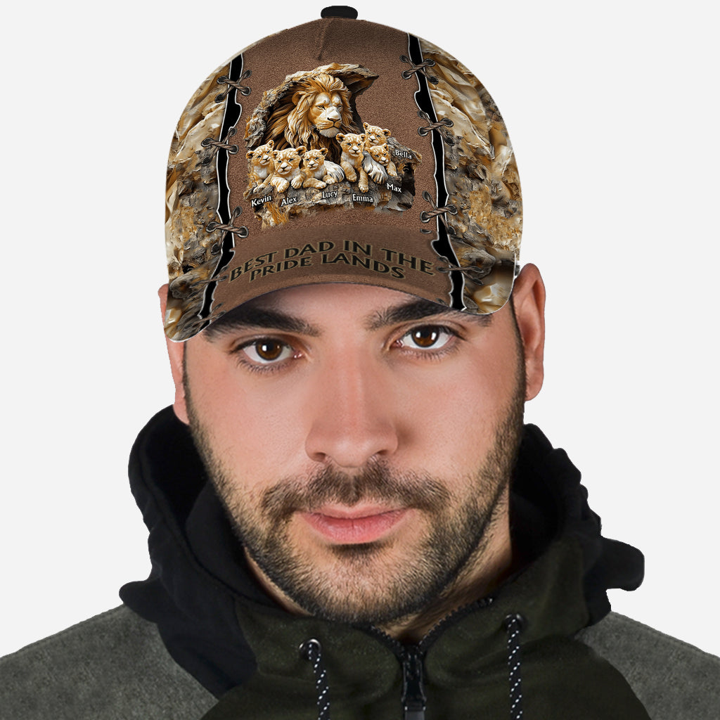 Papa Lion - Personalized Father Classic Cap