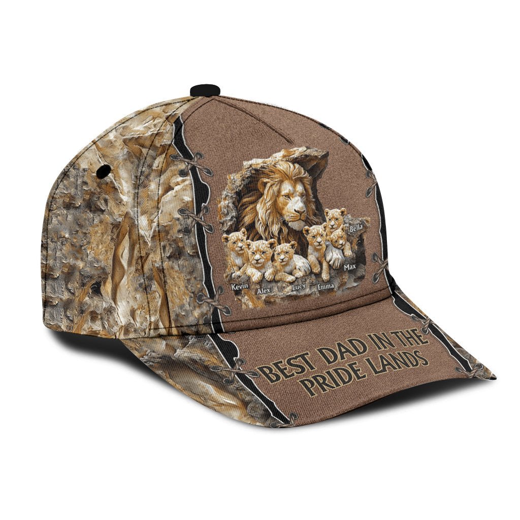 Papa Lion - Personalized Father Classic Cap