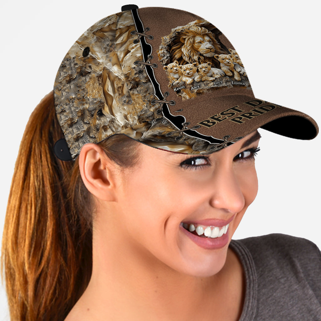 Papa Lion - Personalized Father Classic Cap