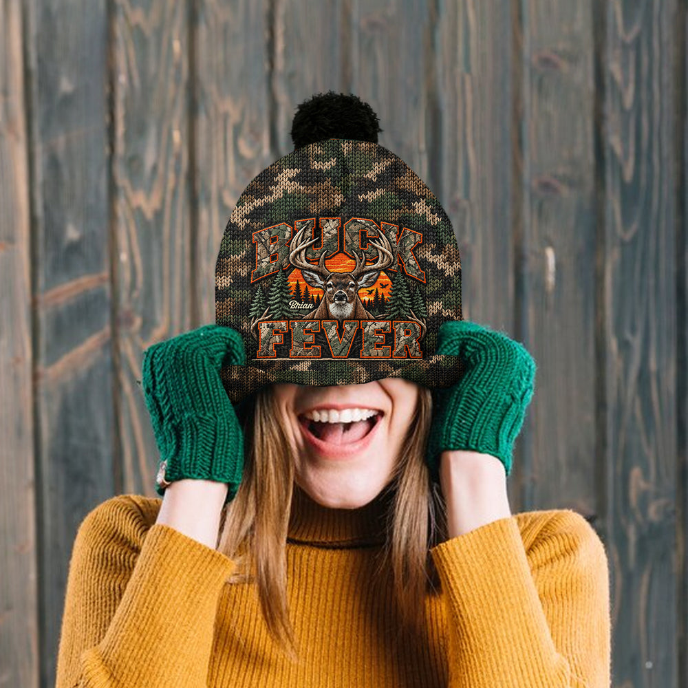 Buck Fever - Personalized Hunting Beanie Hat