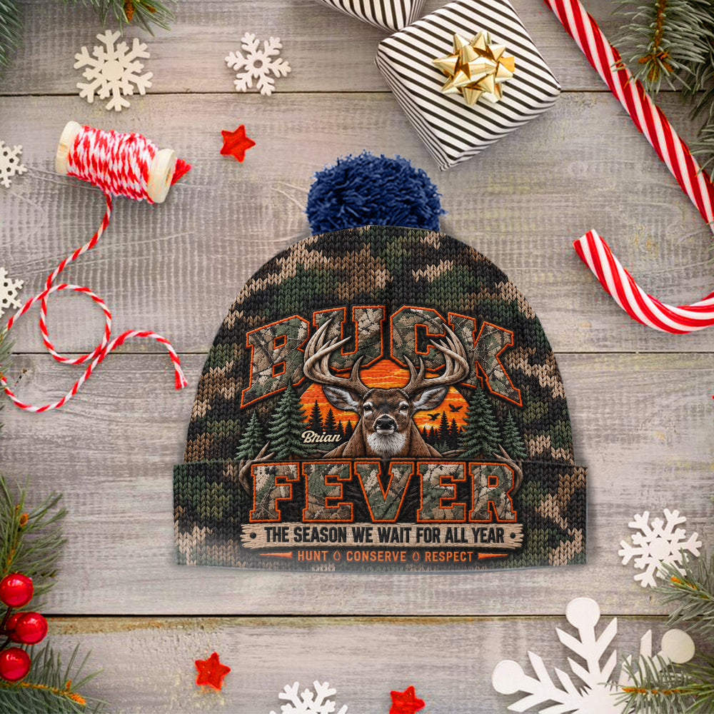 Buck Fever - Personalized Hunting Beanie Hat