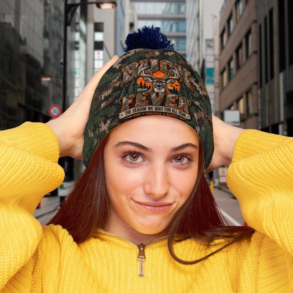 Buck Fever - Personalized Hunting Beanie Hat