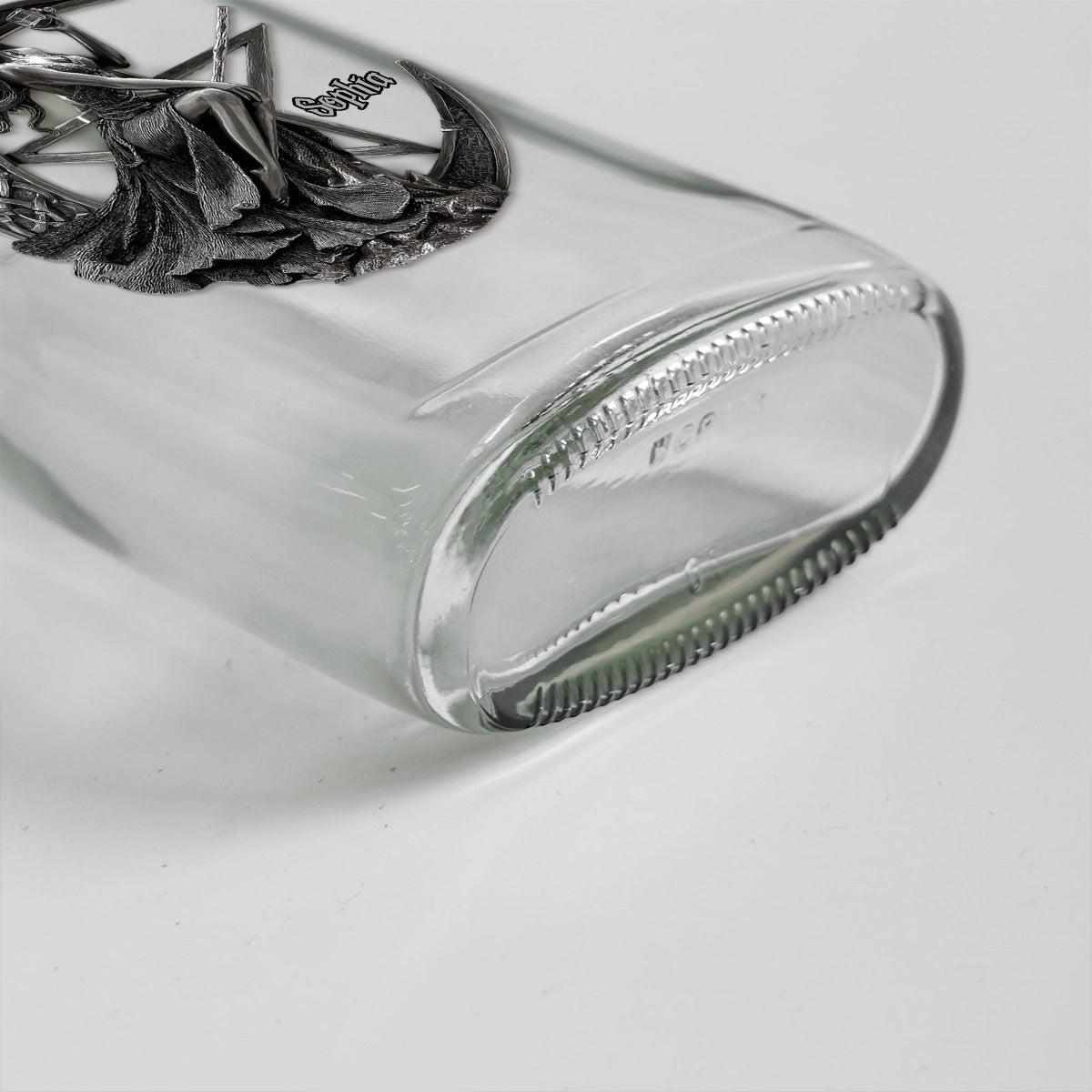 Witch Way To The Wiskey - Personalized Witch Whiskey Bottle & Glass