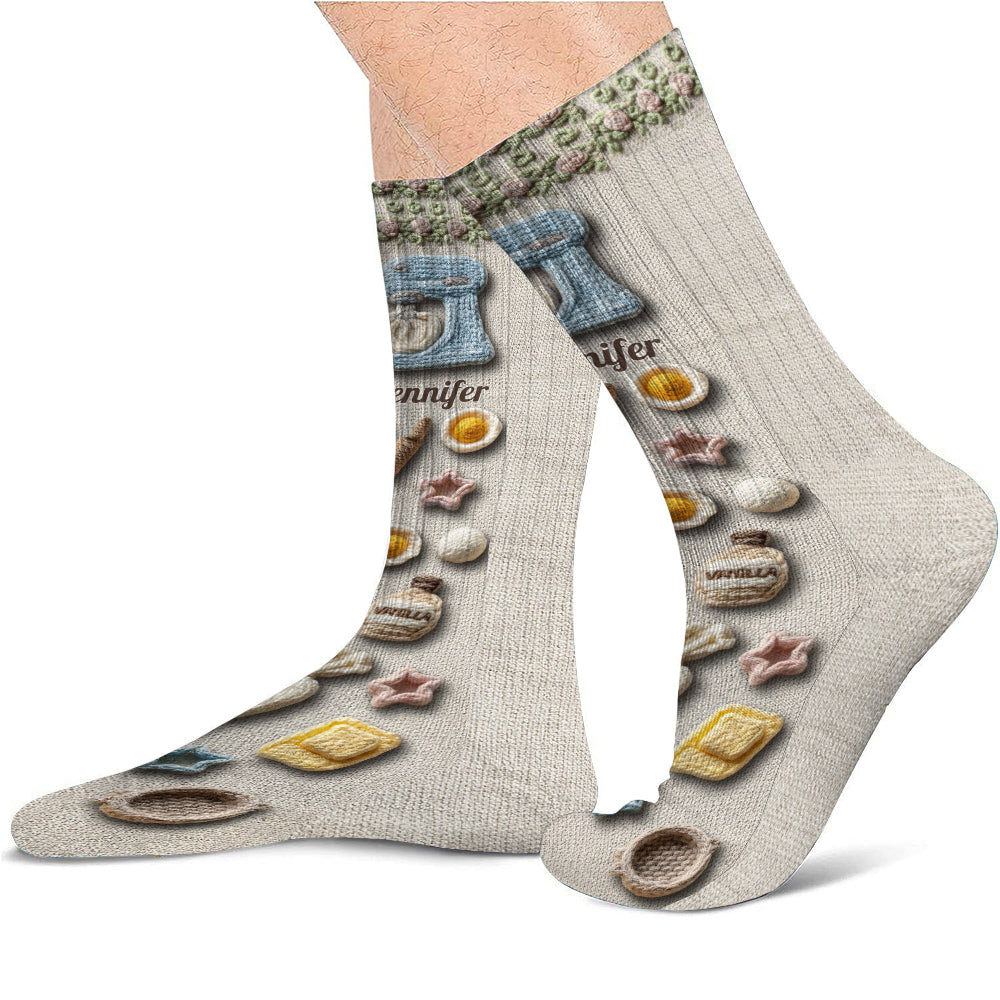 Love Baking - Personalized Baking Socks